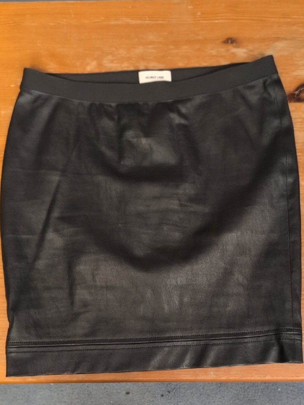 Helmut Lang Black Lambskin Pencil Mini